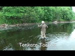 Mike Roden Shows Fishing Technique When Tenkara Fishing