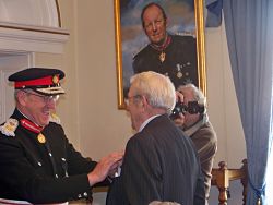 Fred receives MBE
